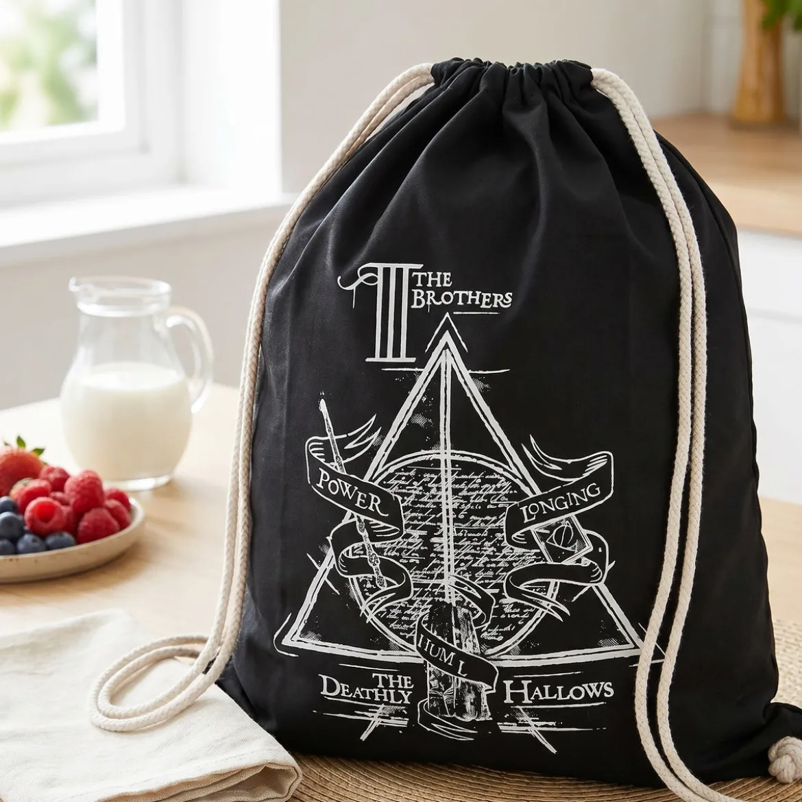 Harry Potter - Die Drei Brüder Sportbag schwarz