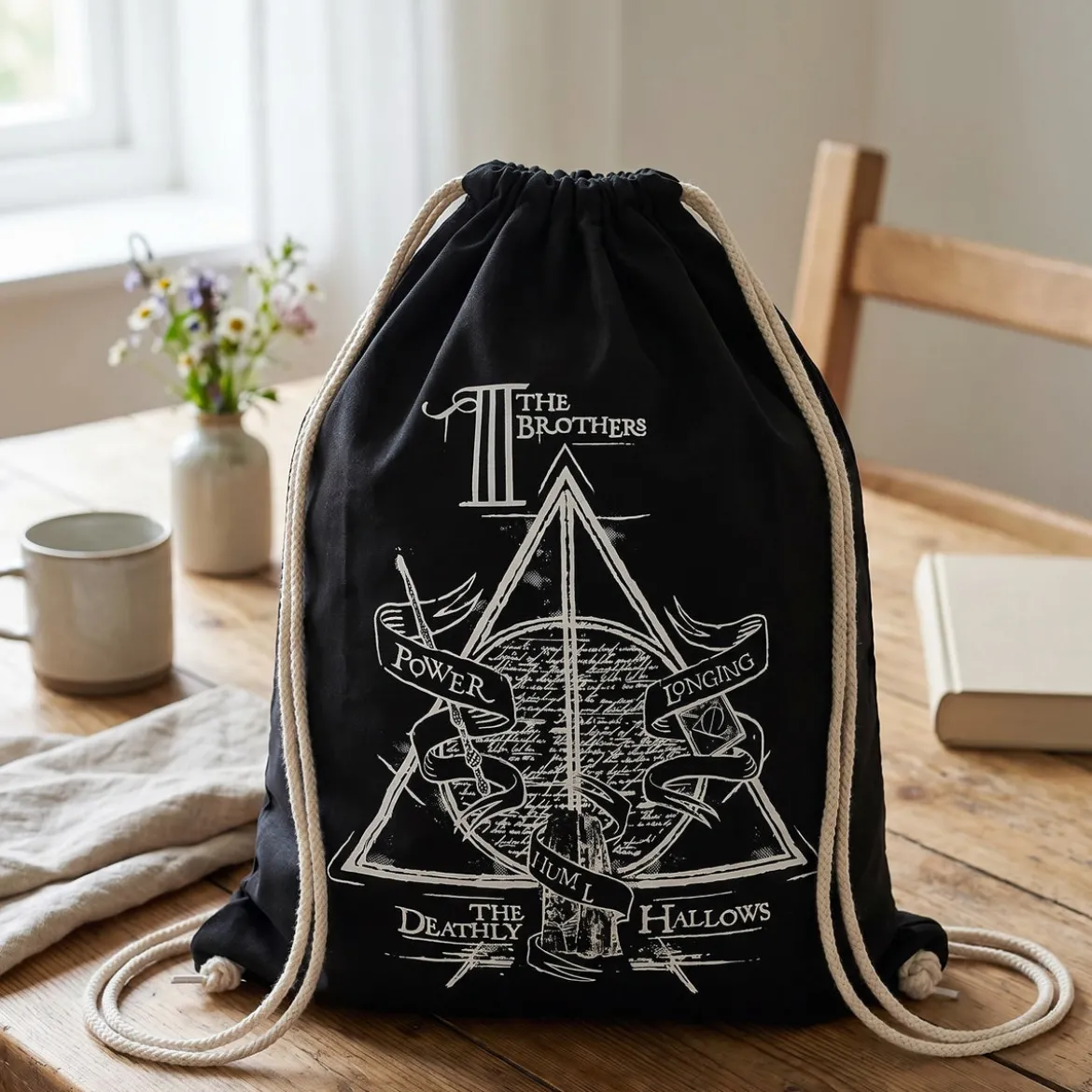 Harry Potter - Die Drei Brüder Sportbag schwarz