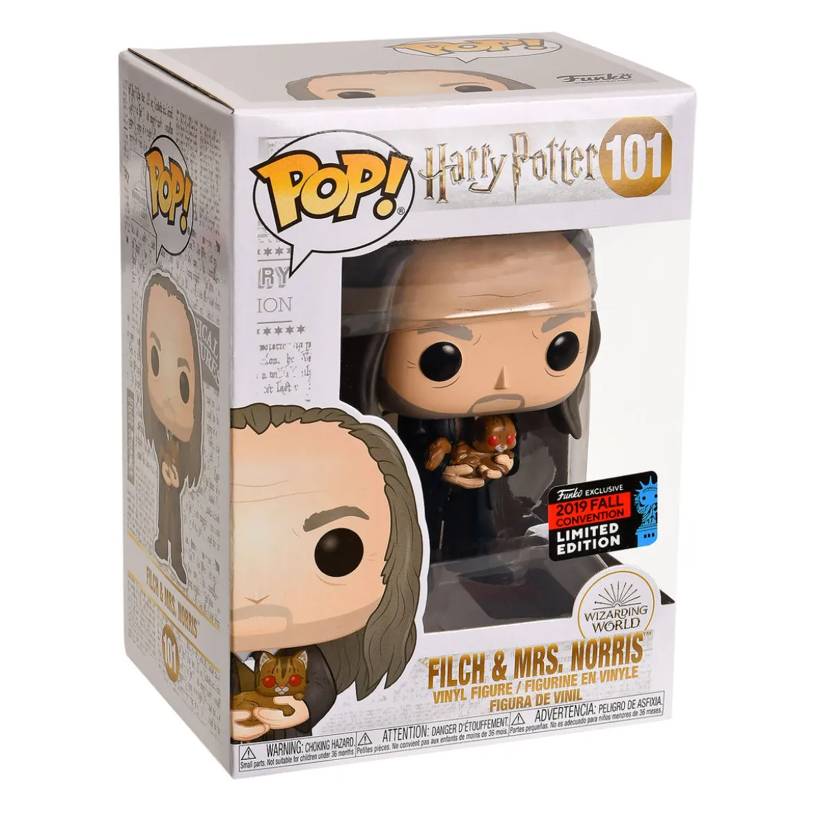 Harry Potter - Filch mit Mrs. Norris Yule Ball Funko Pop Figur