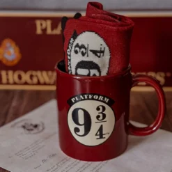 Harry Potter - Gleis 9 3/4 Socken und Tasse