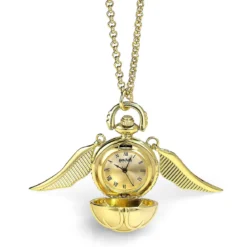 Harry Potter - Goldener Schnatz Kette mit Uhr