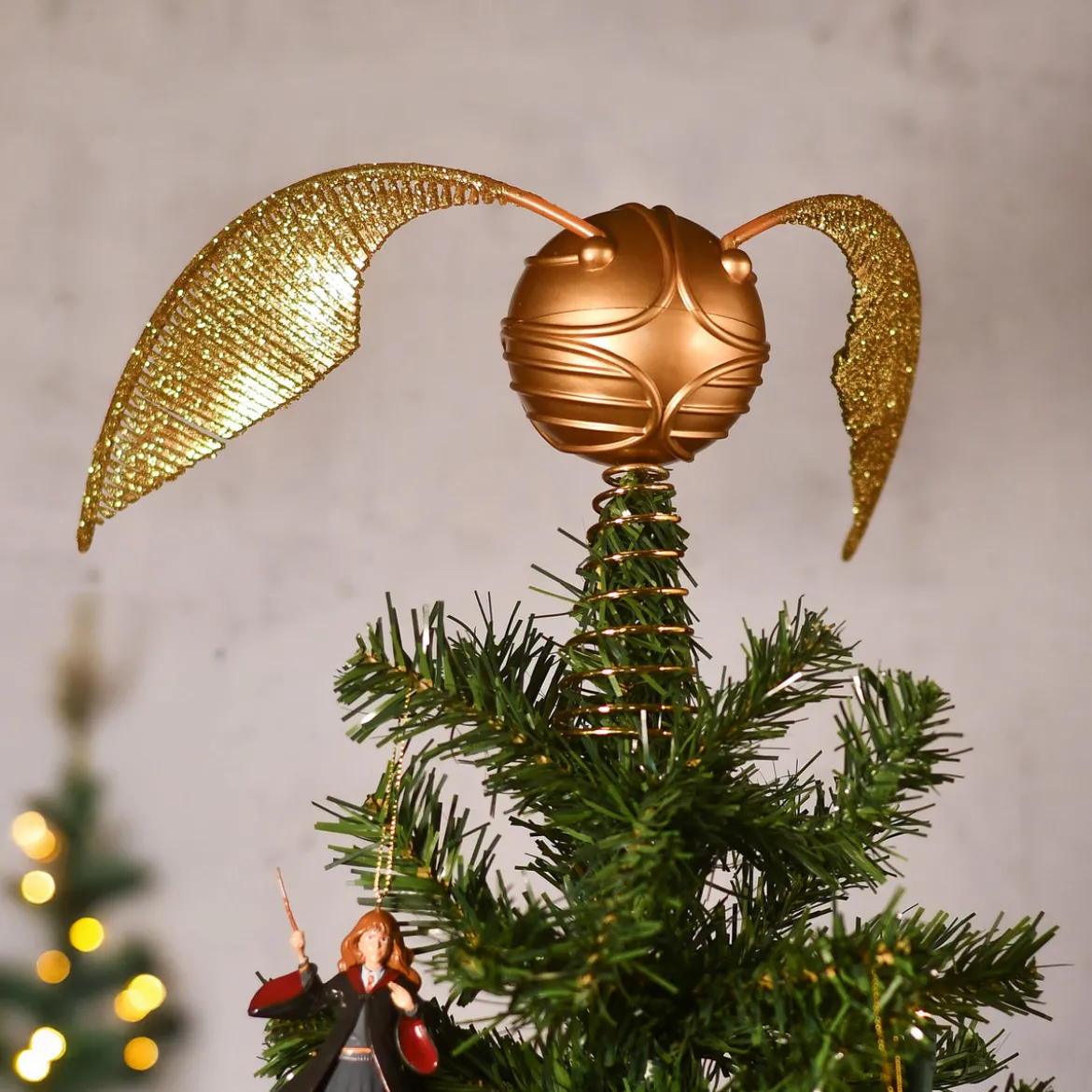 Harry Potter - Goldener Schnatz Weihnachtsbaum-Spitze