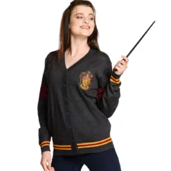 Harry Potter - Gryffindor Cardigan mit Wappen