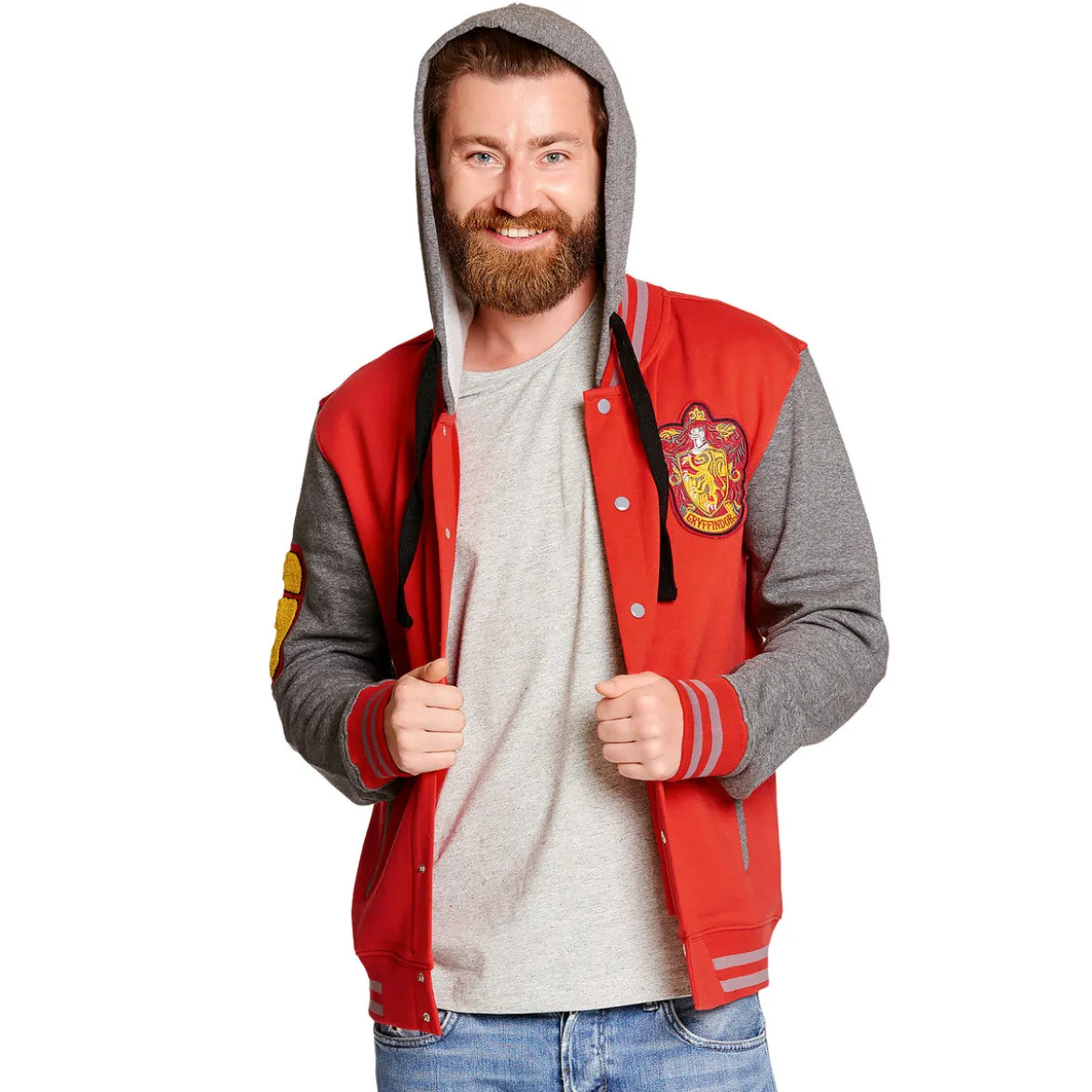 Harry Potter - Gryffindor College Jacke mit Kapuze