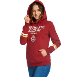 Harry Potter - Gryffindor Hogwarts Alumni Hoodie Damen rot