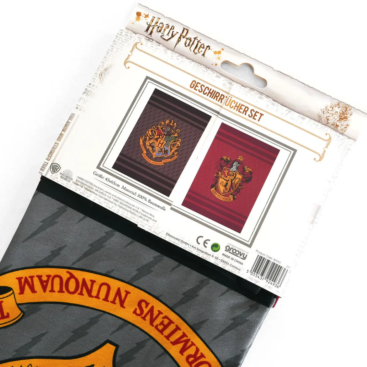 Harry Potter - Gryffindor & Hogwarts Geschirrtücher Set
