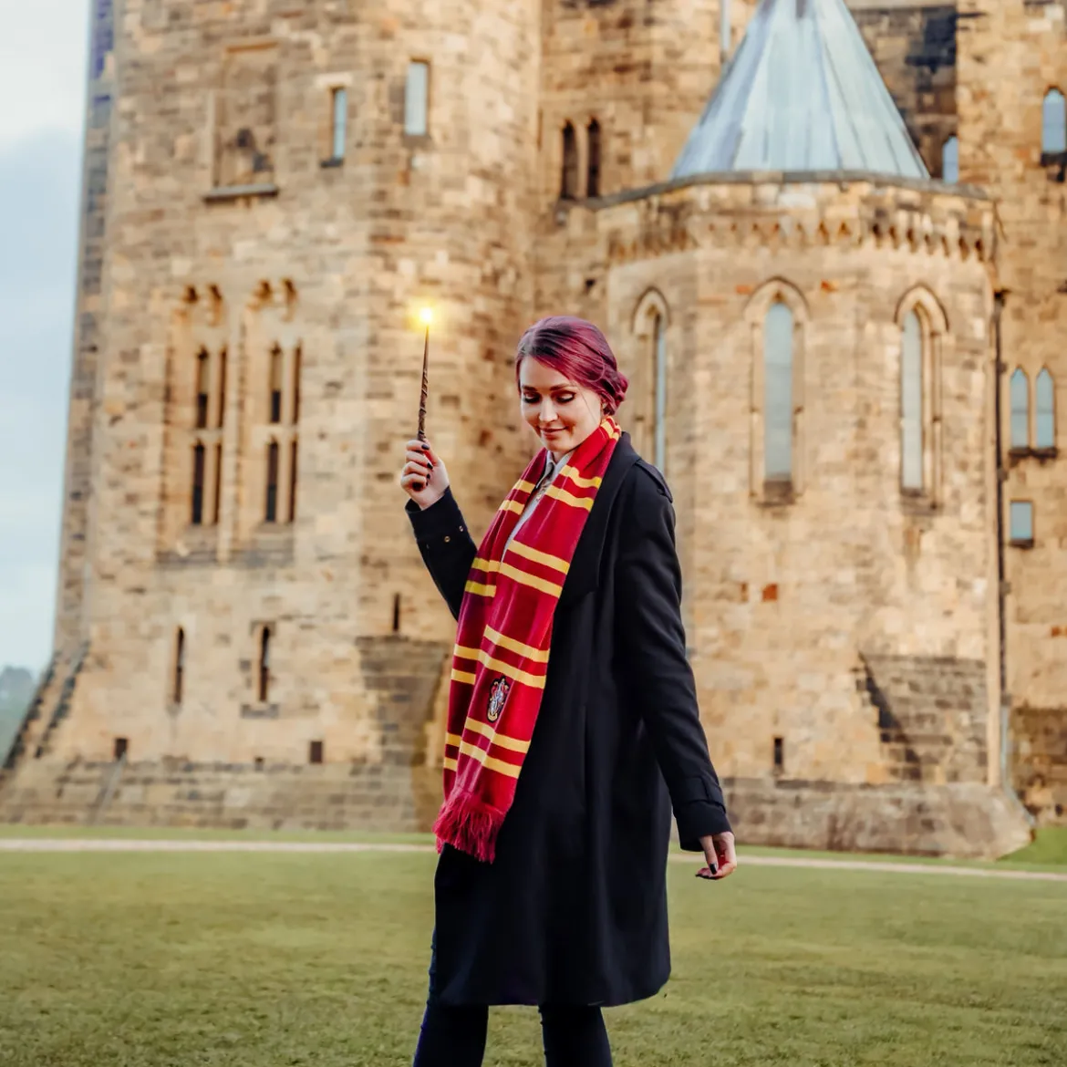 Harry Potter - Gryffindor Strickschal gelb-rot