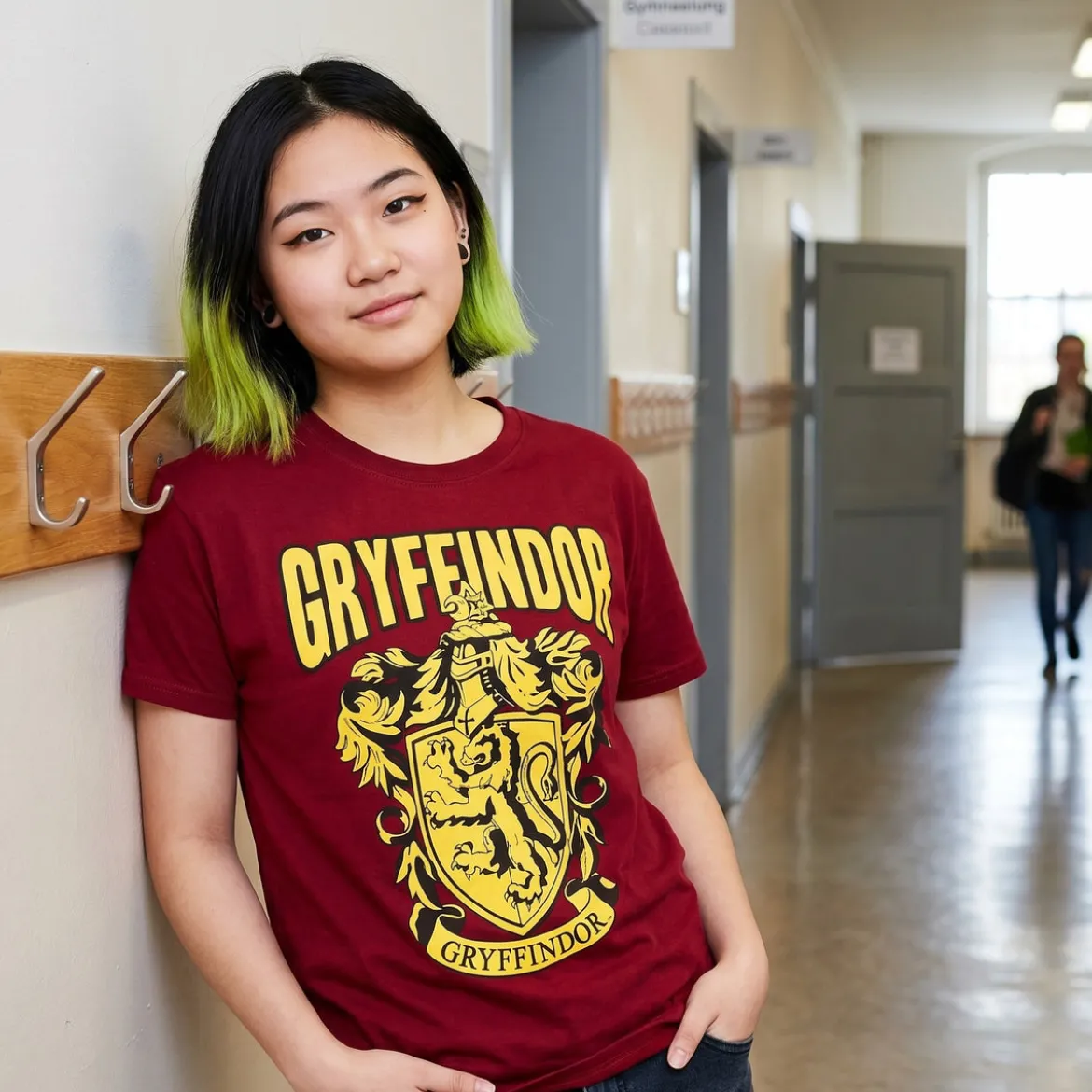 Harry Potter - Gryffindor Wappen T-Shirt rot