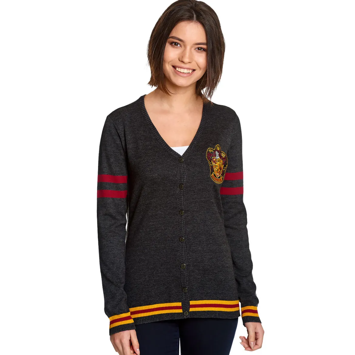 Harry Potter - Gryffindor Wappen Cardigan Damen