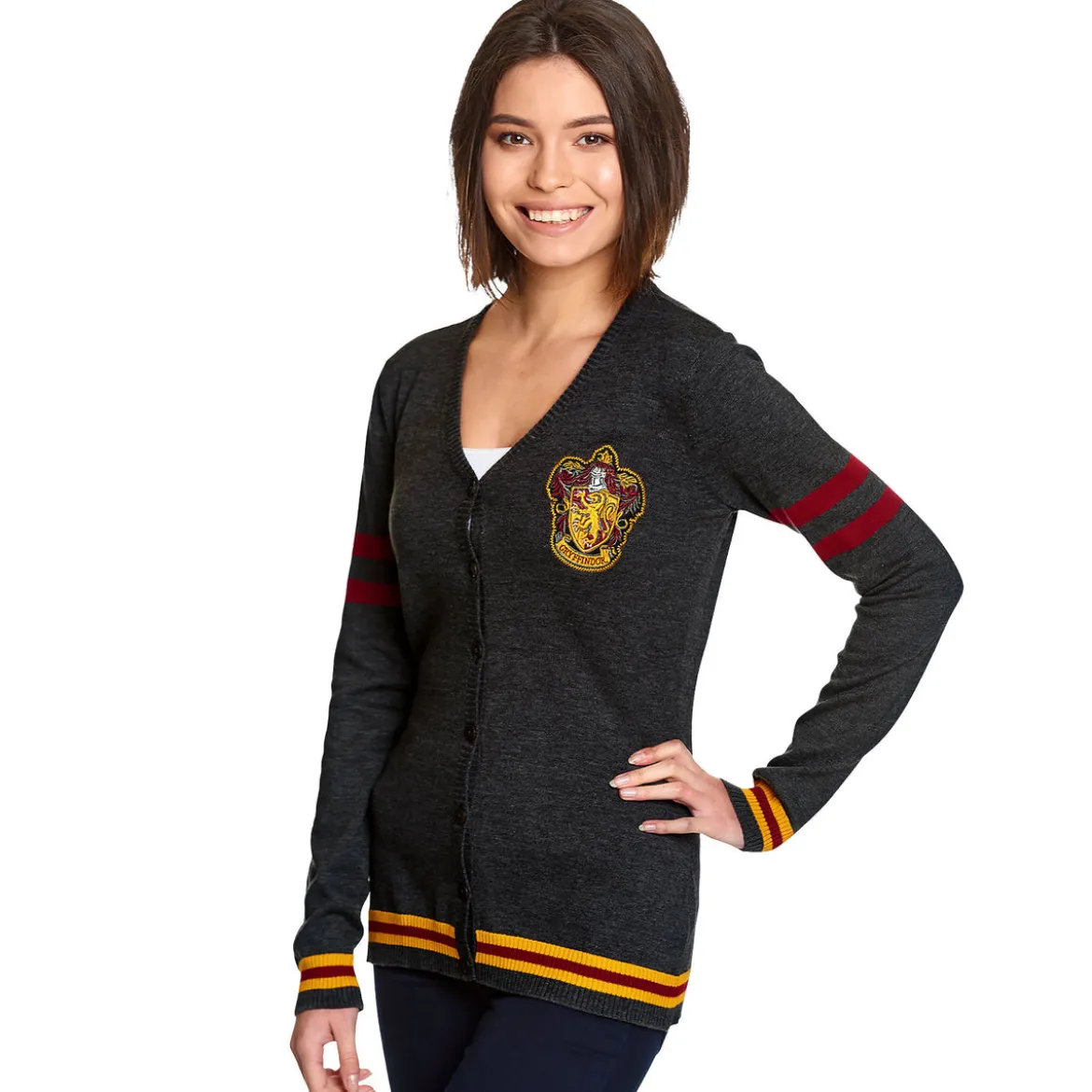 Harry Potter - Gryffindor Wappen Cardigan Damen
