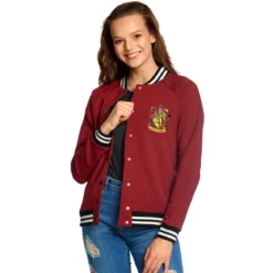 Harry Potter - Gryffindor Wappen College Jacke Damen rot