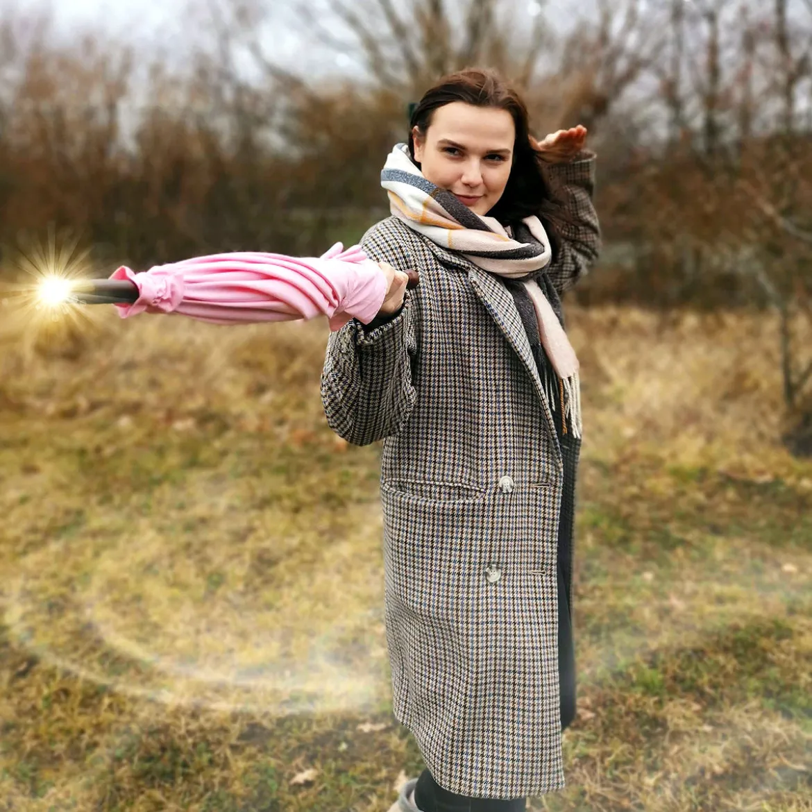 Harry Potter - Hagrid Zauberstab Regenschirm