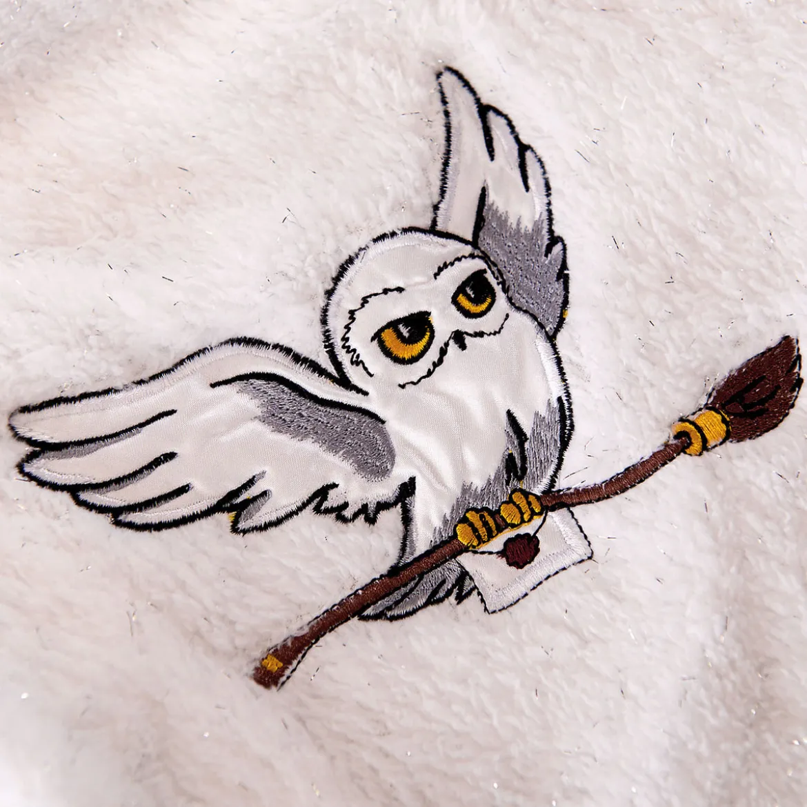 Harry Potter - Hedwig Glitzer Bademantel Damen