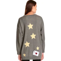 Harry Potter - Hedwig Oversize Sweater grau