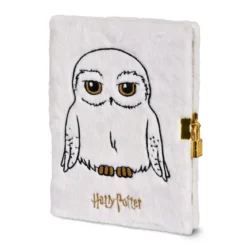 Harry Potter - Hedwig Plüsch Notizbuch A5 mit Schloss