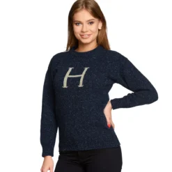 Harry Potter - H for Harry Strickpullover blau