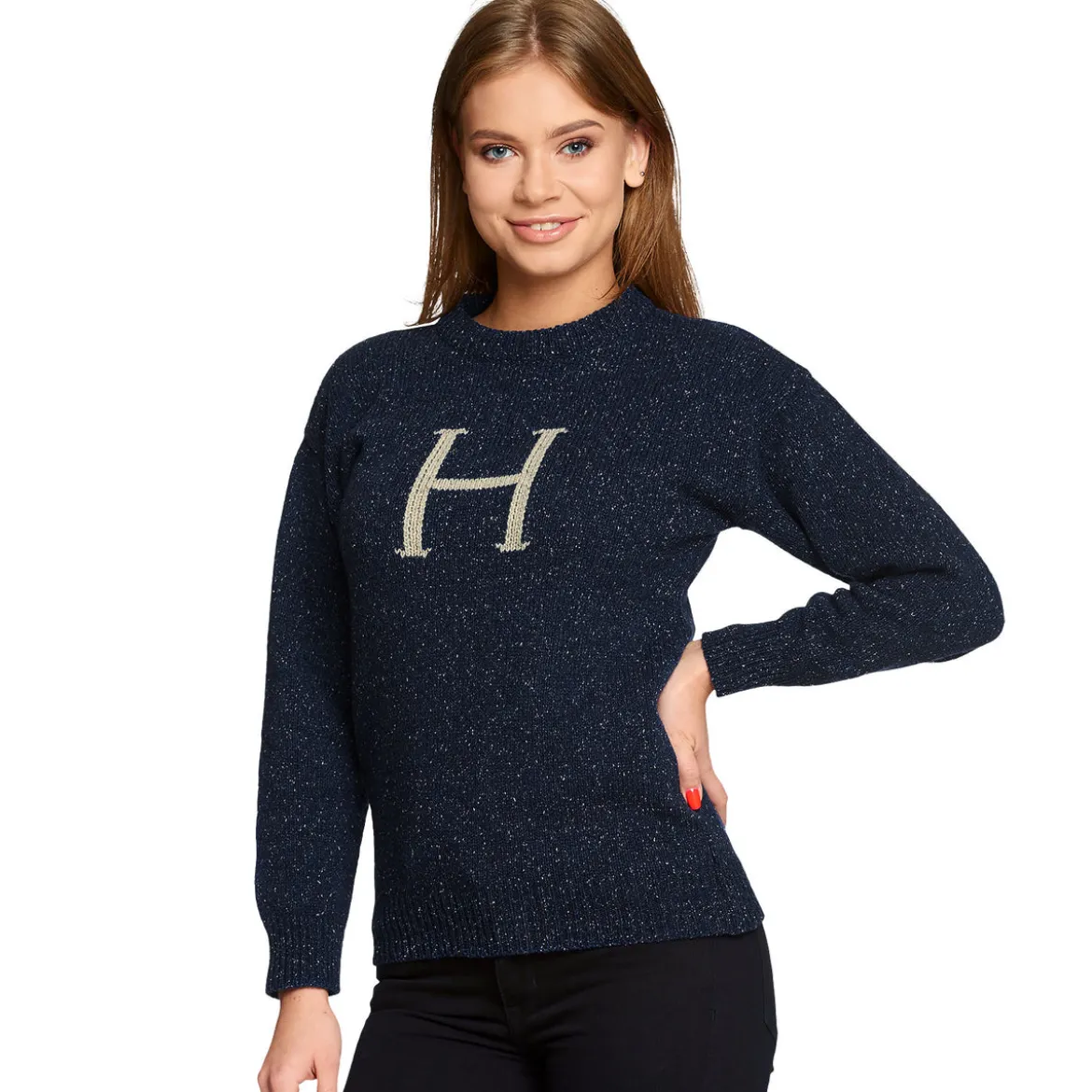Harry Potter - H for Harry Strickpullover blau