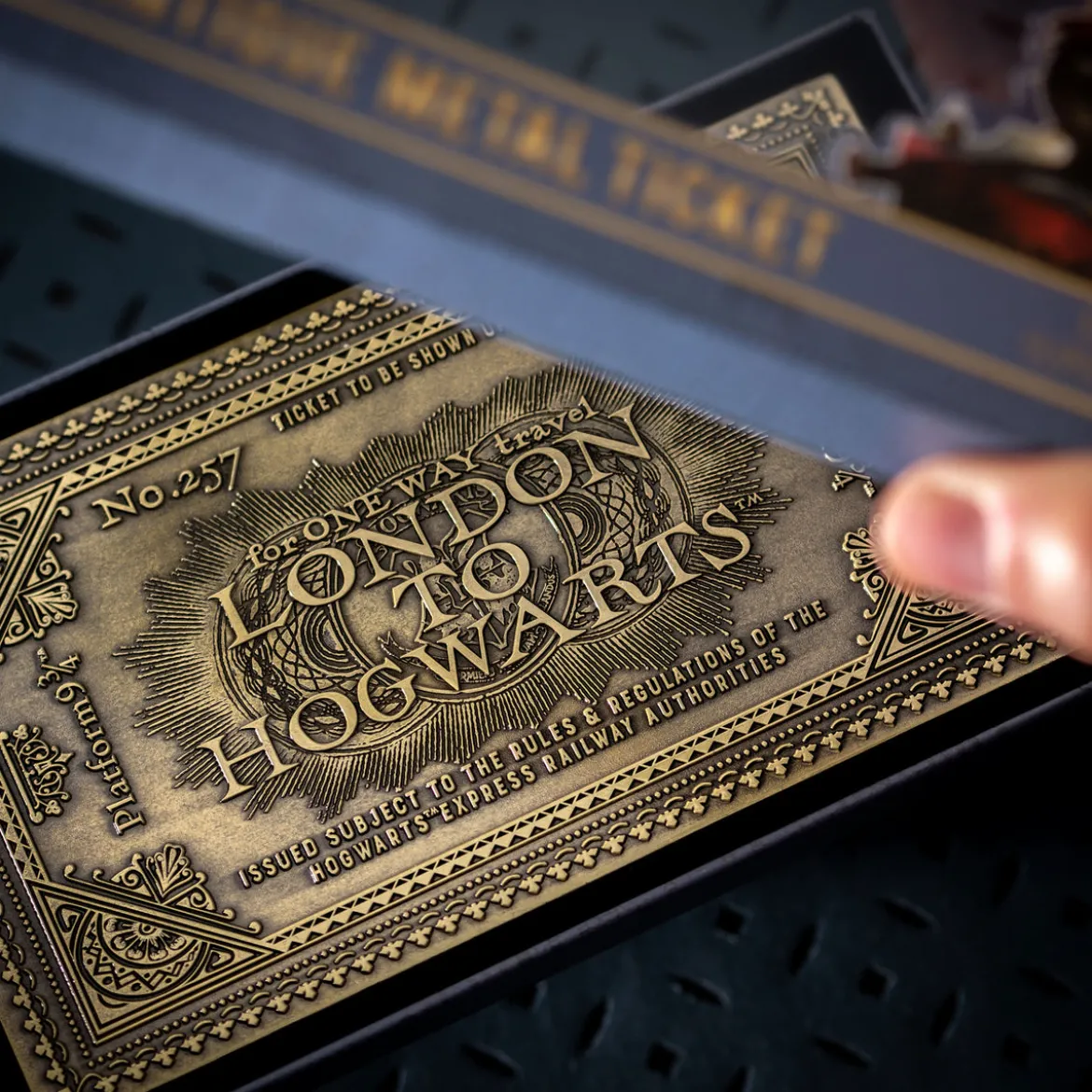 Harry Potter - Hogwarts Express Antik Ticket Replik limitiert