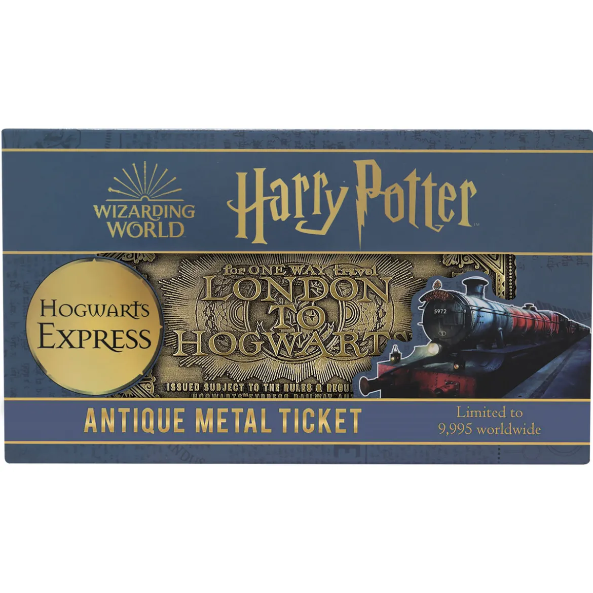 Harry Potter - Hogwarts Express Antik Ticket Replik limitiert