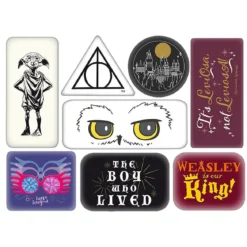 Harry Potter - Hogwarts Quotes & Symbols Magnet-Set