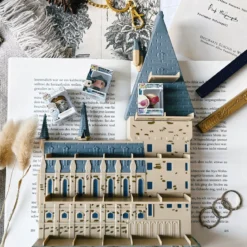 Harry Potter - Hogwarts Schloss Funko Bitty Pop Display mit 2 Figuren