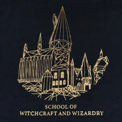Harry Potter - Hogwarts School T-Shirt Damen blau