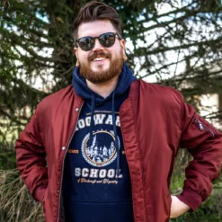 Harry Potter - Hogwarts School Hoodie blau
