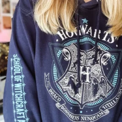 Harry Potter - Hogwarts School of Witchcraft Hoodie blau