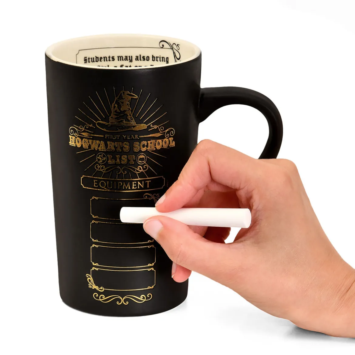 Harry Potter - Hogwarts School List Tasse XXL