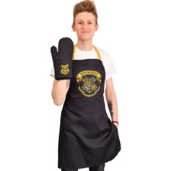 Harry Potter - Hogwarts Schürze mit Ofenhandschuh