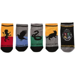 Harry Potter - Hogwarts Sneaker Socken 5er Set