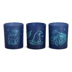 Harry Potter - Hogwarts Teelichthalter 3er Set