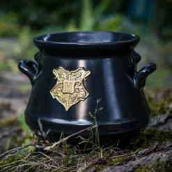 Harry Potter - Hogwarts Wappen Kessel 3D Tasse schwarz