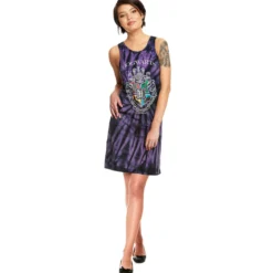 Harry Potter - Hogwarts Wappen Batik Minikleid