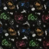 Harry Potter - Hogwarts Wappen Loop Schal schwarz