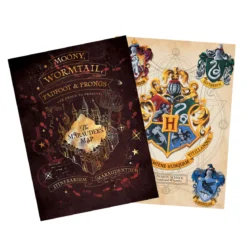 Harry Potter - Hogwarts Wappen & Karte des Rumtreibers Poster 2er Set