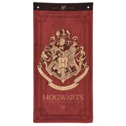Harry Potter - Hogwarts Wappen Wall Scroll rot