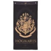 Harry Potter - Hogwarts Wappen Wall Scroll schwarz