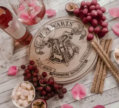 Harry Potter - Hogwarts Wappen Schneidebrett Buche