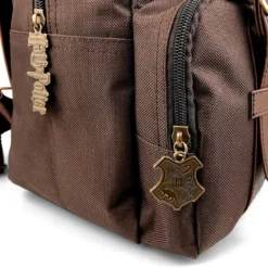 Harry Potter - Hogwarts Wappen Rucksack braun