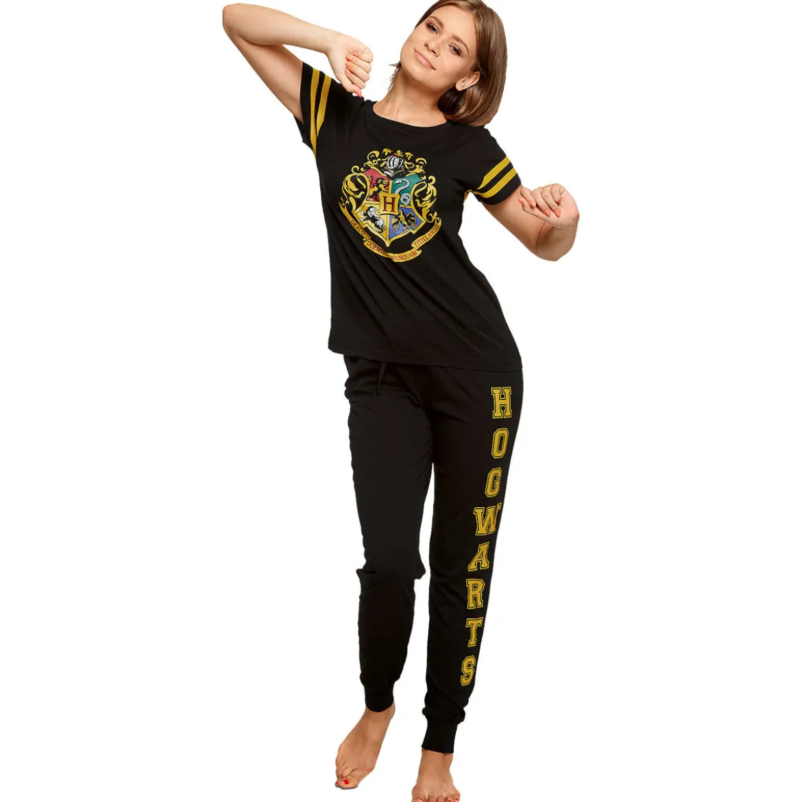 Harry Potter - Hogwarts Wappen Pyjama Damen
