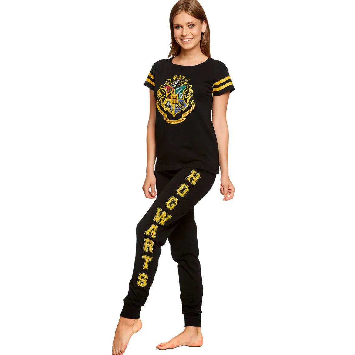 Harry Potter - Hogwarts Wappen Pyjama Damen