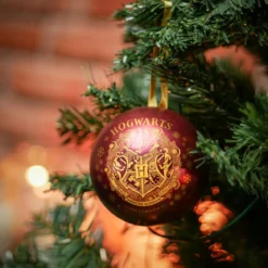 Harry Potter - Hogwarts Weihnachtskugel mit Kette