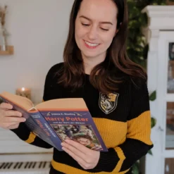 Harry Potter - Hufflepuff Crop Sweater Damen