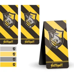 Harry Potter - Hufflepuff Magnet Lesezeichen mit Haftnotizen