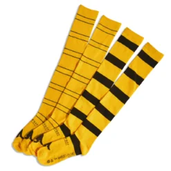 Harry Potter - Hufflepuff Overknee Strümpfe 2er Set