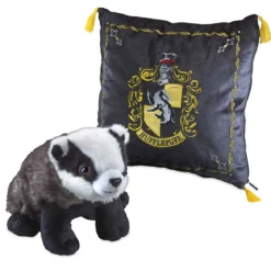Harry Potter - Hufflepuff Wappen Kissen mit Plüsch Figur