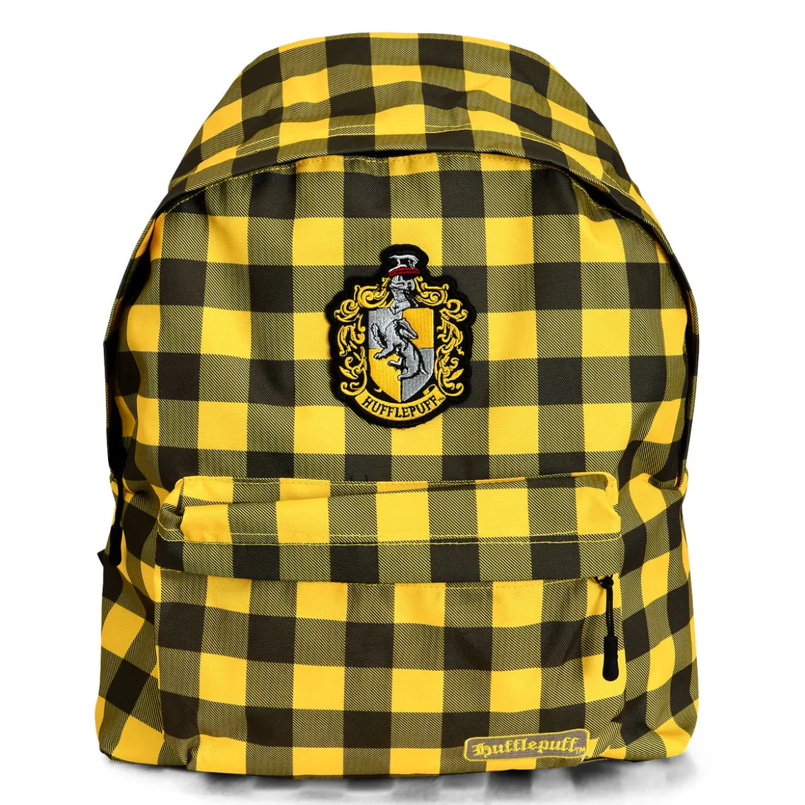 Harry Potter - Hufflepuff Wappen Karo Rucksack