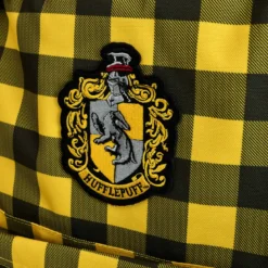 Harry Potter - Hufflepuff Wappen Karo Rucksack