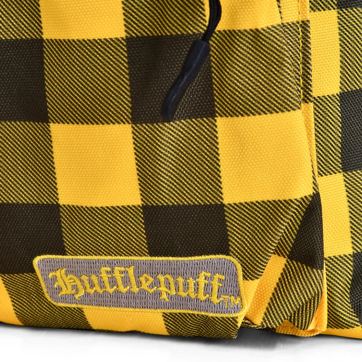 Harry Potter - Hufflepuff Wappen Karo Rucksack
